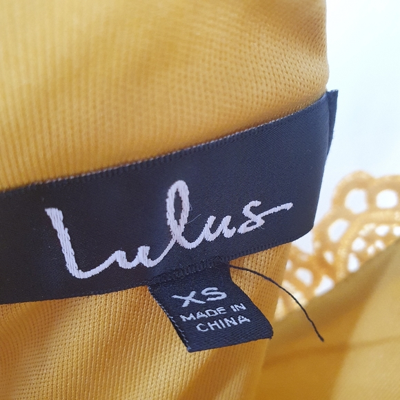 This is Love Mustard Yellow Lace Maxi Dress - Picture 7 of 10